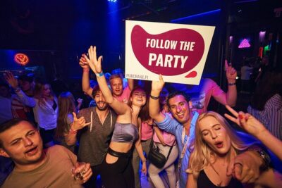 #1 Pub Crawl Warsaw with Optional Premium 1 Hour Open Bar - Stop 1 on Ulica Chmielna: the optional 1-hour open bar is the main event