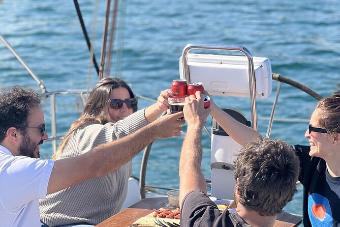 Barcelona Coastal Sailing (Open Bar, Catalan Snack & Swim Stop) - Stop 2: the swim stop with SUP and floaties (and why weather matters)
