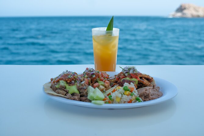 Cabo San Lucas Sunset Cruise Full dinner, open bar and transfer - Whale Season, Sea Lions, and Best Deck Viewing Tips