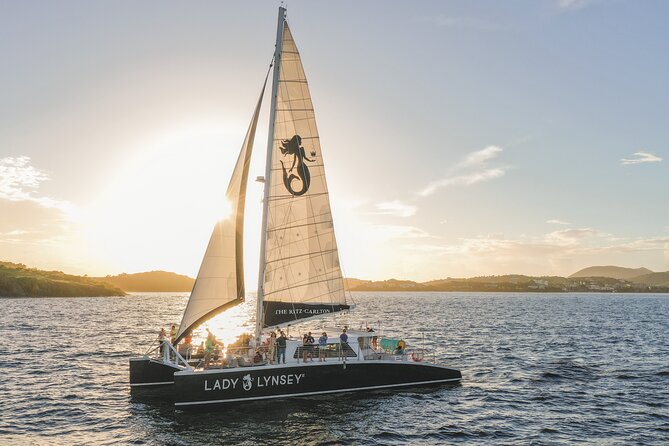 Days End Sunset Sail Open Bar & Hors D'oeuvres STT Ritz-Carlton - How “small group” works on a boat this size