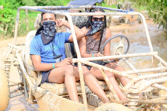 Full-day Buggy & Party Boat tour: snorkel, open bar, cave pool - Catamaran Cruise and Snorkeling in Clear Water