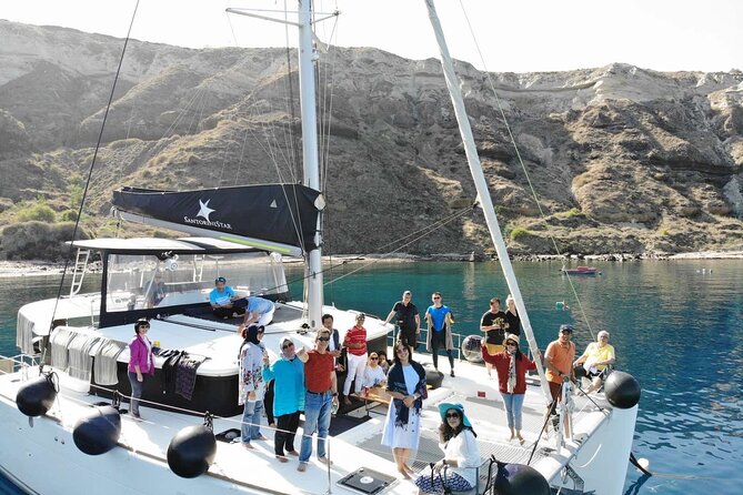 Half-Day Exclusive Catamaran Cruise in Santorini with Meal and Open Bar - Drinks, Food, and the Crew Energy: Why People Keep Recommending It