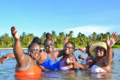 Half-Day Snorkeling Cruise and Natural Pool with Open Bar - Getting on the Catamaran: Pickup, Waivers, and a 65-Person Boat