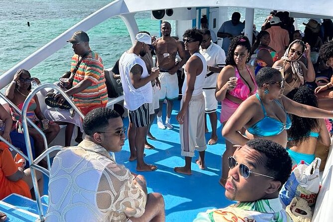 Hip Hop adult only Party Boat with Unlimited drinks and Sandbar - Coral reef snorkeling stop: what you get and how to make it count