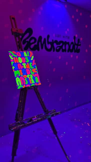 London: Bottomless Sip & Paint in the Dark - What you take home