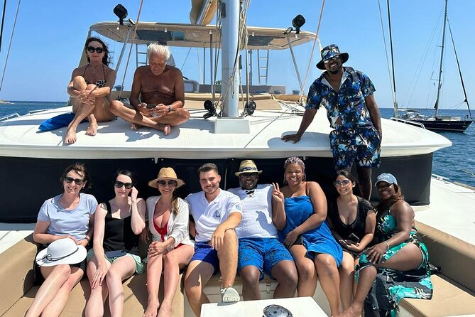 Luxury Santorini Catamaran Cruise: Lunch, BBQ, Drinks, Transfers - Crew and Comfort: Friendly Service on a Small Catamaran