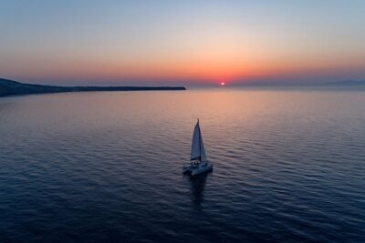 Luxury Sunset Cruise with Swim Stops, BBQ meals and Open Bar - The BBQ on Board: Greek Salad, Pasta, Bread, and Dessert