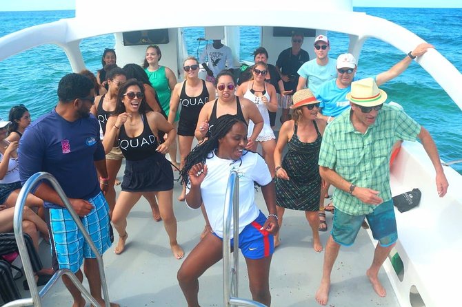 Morning Private Party Boat with Water Slide Open Bar and BBQ - Snorkeling at Cabeza de Toro with provided gear and a guide
