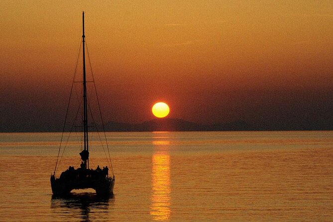 Premium Small-Group Catamaran Cruise with BBQ, Open Bar, Transfer - Mesa Pigadia swim stop: your first real splash and easy onboard reset