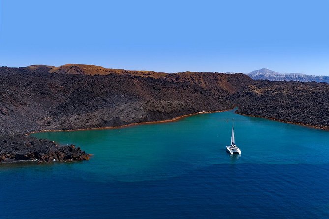 Private Luxury Caldera Cruise with a rich BBQ meal and Open Bar! - Hotel Pickup From Fira (and Cruise Port Access)