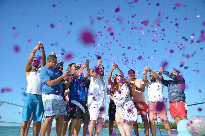 Private Party Boat Cruise: Sound System, Open Bar, Natural Pool - Stop 2 in Punta Cana natural pool: the calm-water sandbar moment