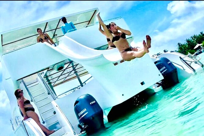 Punta Cana Booze Cruise, Snorkeling, Bar Entertainment Open Bar - Onboard Sound System, Games, and the Crowd Energy