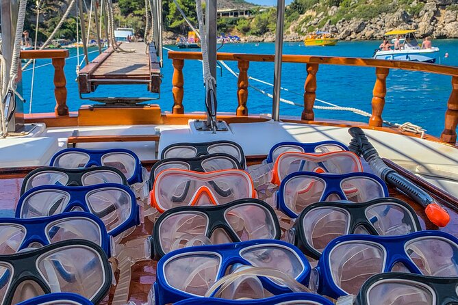 Rhodes Day Cruise (with lunch & unlimited drinks) 5,5 Hours - Kalithea Springs: last stop, clean water, easy finish