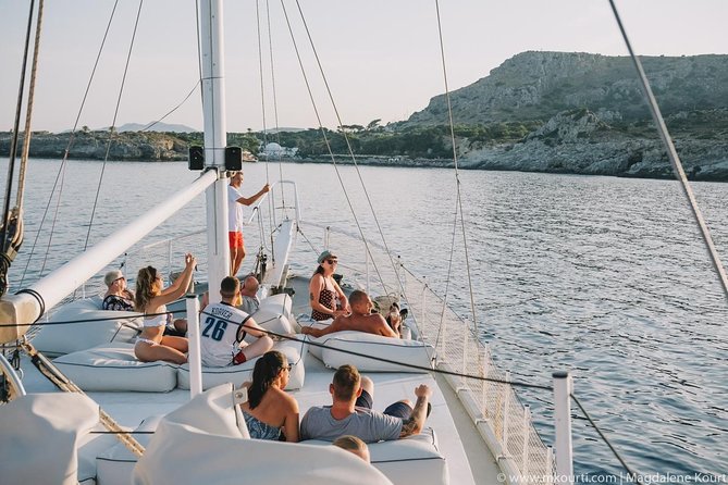 Rhodes Exclusive Sunset tour Cocktail Open bar Gourmet Live Music - Kallithea Springs swim stop: your 30-minute Aegean break