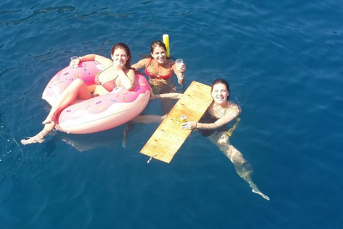 Rhodes Exclusive Swim Cruise Cocktail Open bar & Gourmet Buffet - Price and what you’re really paying for ($107.63 per person)