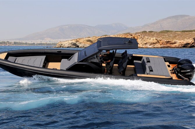 Santorini Caldera: Private Cruise with Speed Boat & Open Bar - Mesa Pigadia: Black Rocks, Rocky Water, and a Different Swim Mood