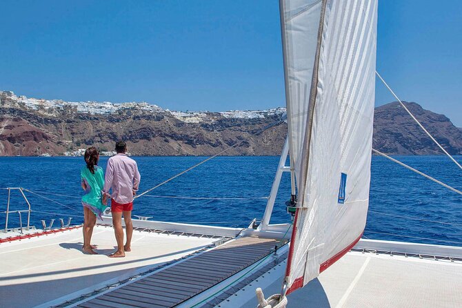 Santorini Cruise on Catamaran with BBQ & Open Bar - Why This Catamaran Feels Like a Santorini Timeout
