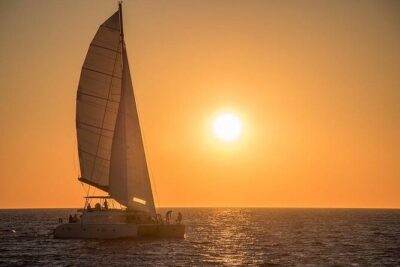 Santorini Private Catamaran Cruise with BBQ, Open Bar & Transfers - Price and what you’re actually paying for (and why it can make sense)