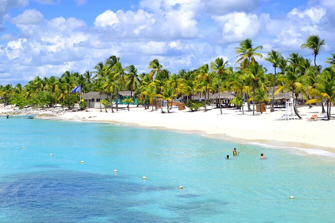 Saona Island Tour from Punta Cana with Lunch, Open Bar & Pickup - Arriving at Saona Island: About Three Hours on White Sand