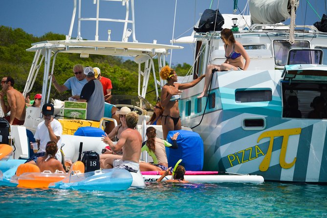 St. John PiZZA Pi Snorkel Sail with Beach Stop, Lunch & Open Bar - Westin - Open Bar and Snacks After You Swim