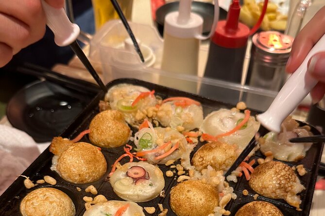 Takoyaki Party & Shinjuku Night Tour in Tokyo ※Unlimited Drinks - The 7:30pm Meeting Point: Kushikatsu Tanaka, Shinjuku 3 Chome