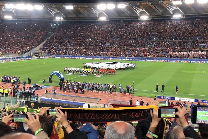 VIP Tickets and Seats to AS ROMA game with Gourmet Buffet and Open Bar - The scarf souvenir: included, but check your package