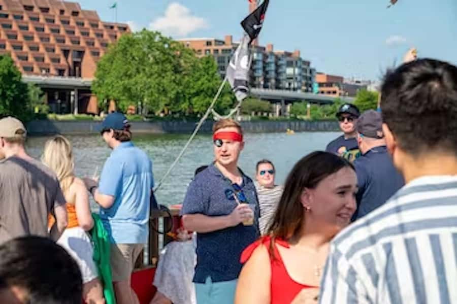 Washington DC: Pirate Ship Cruise with Open Bar - What the Potomac views feel like from a moving deck