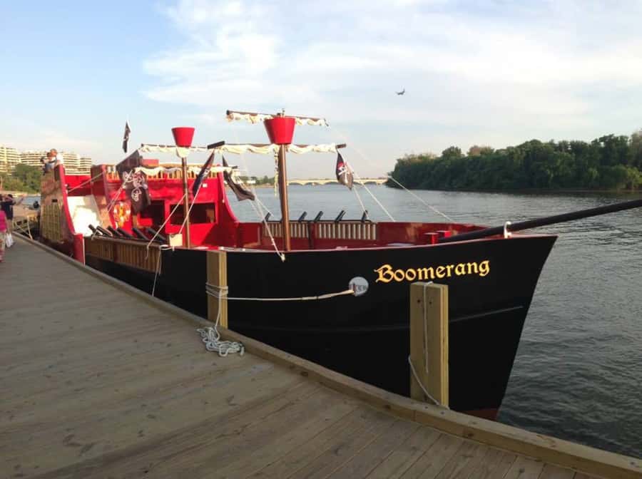 Washington DC: Pirate Ship Cruise with Open Bar - Meeting Nick’s Riverside: the easiest way to avoid missing departure