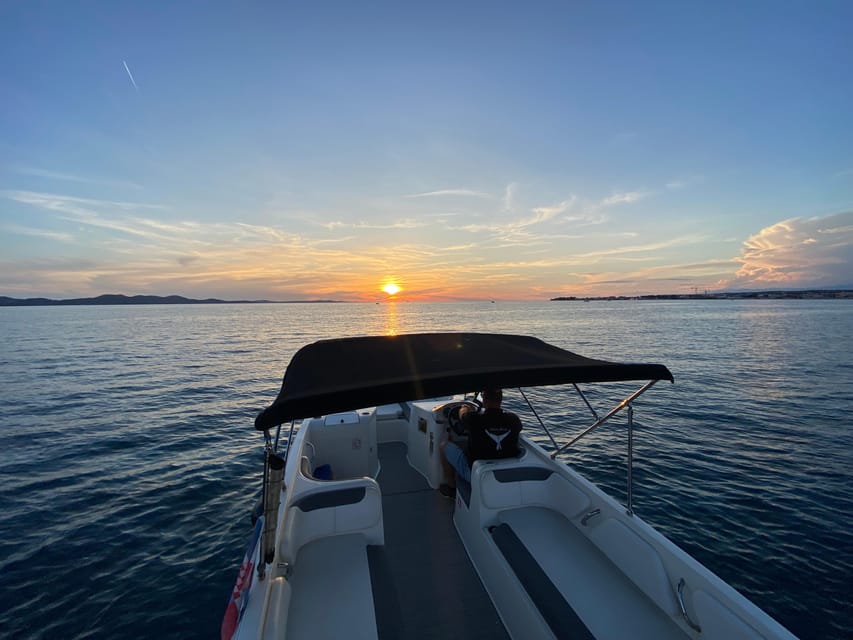Zadar: Golden Hour Cruise RIB Tour Island Dinner Stop & Swim - The Greeting to the Sun and Zadar’s waterfront finale